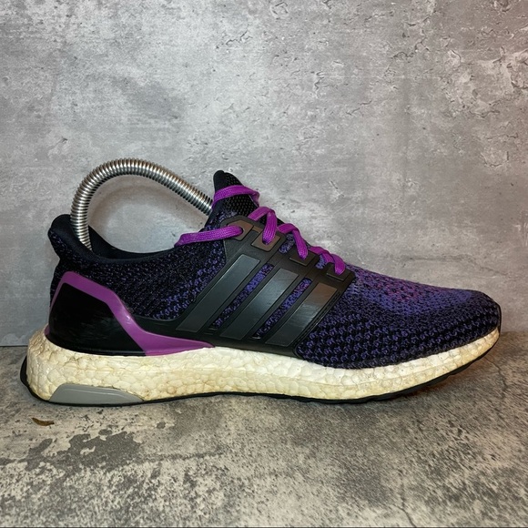 Adidas UltraBoost 2.0 Shock Purple Womens sz 8.5 - Picture 3 of 7